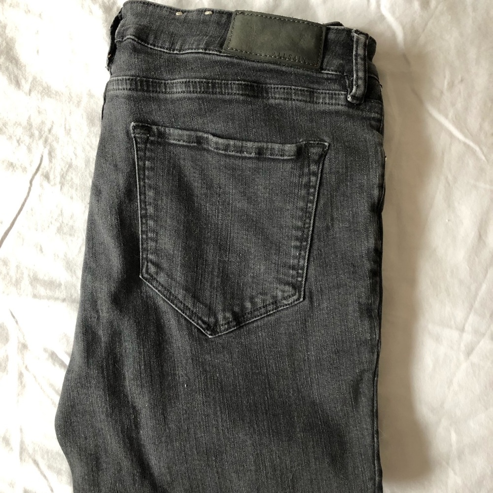 All Saints Mast Skinny with zip detail